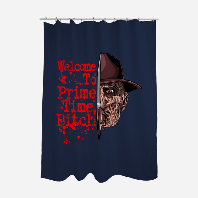 Prime Time Fred-None-Polyester-Shower Curtain-goodidearyan