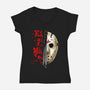 Kill Her Mommy-Womens-V-Neck-Tee-goodidearyan