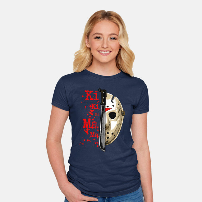 Kill Her Mommy-Womens-Fitted-Tee-goodidearyan