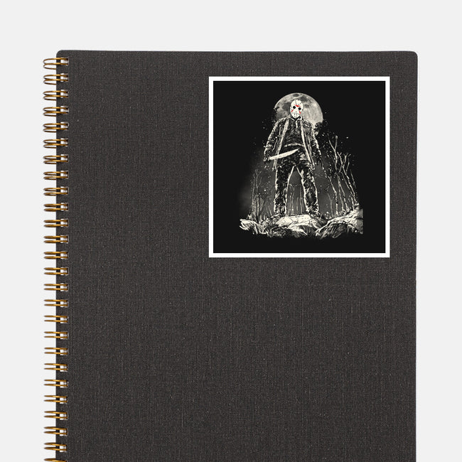The Slasher Under The Moon-None-Glossy-Sticker-kharmazero