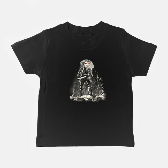 The Slasher Under The Moon-Baby-Basic-Tee-kharmazero