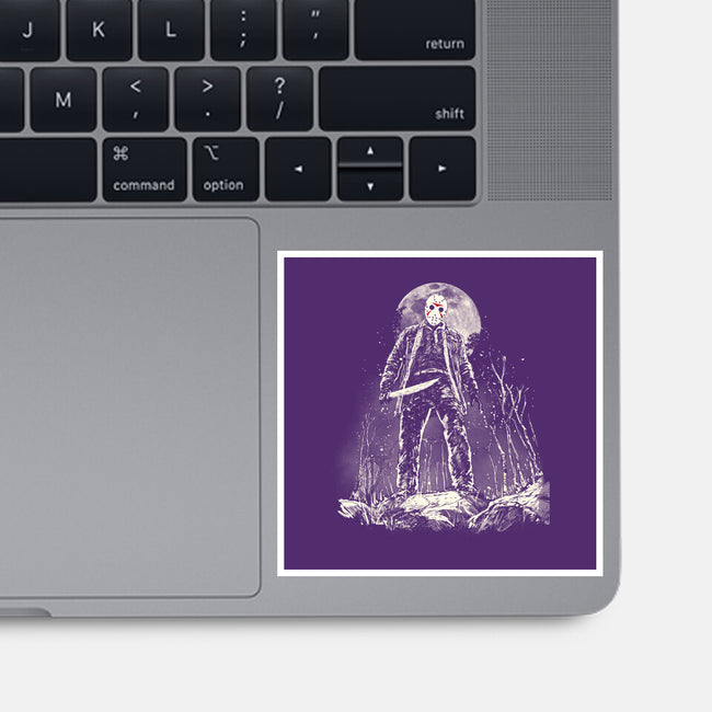 The Slasher Under The Moon-None-Glossy-Sticker-kharmazero