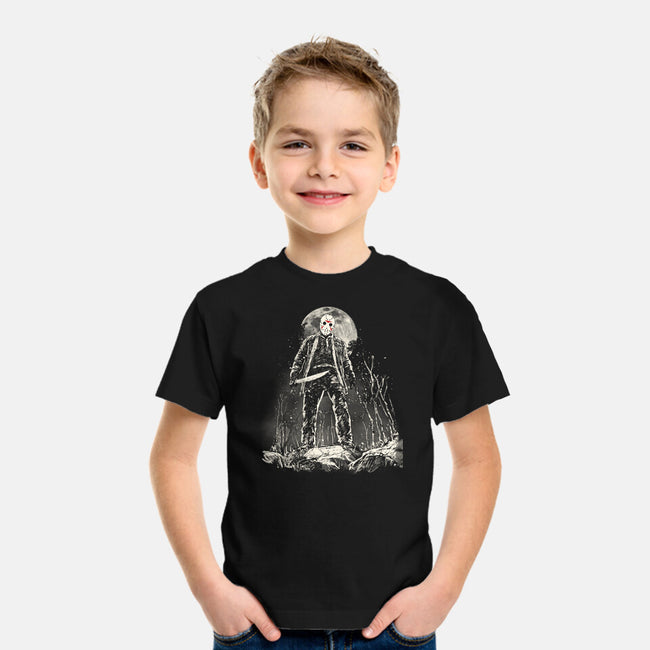 The Slasher Under The Moon-Youth-Basic-Tee-kharmazero