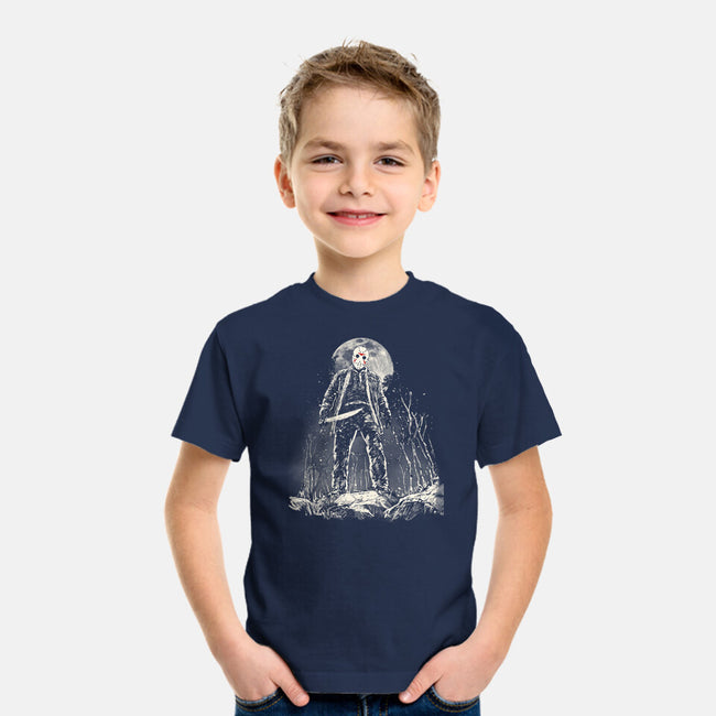The Slasher Under The Moon-Youth-Basic-Tee-kharmazero