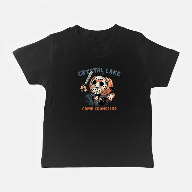 Camp Counselor-Baby-Basic-Tee-glitchygorilla
