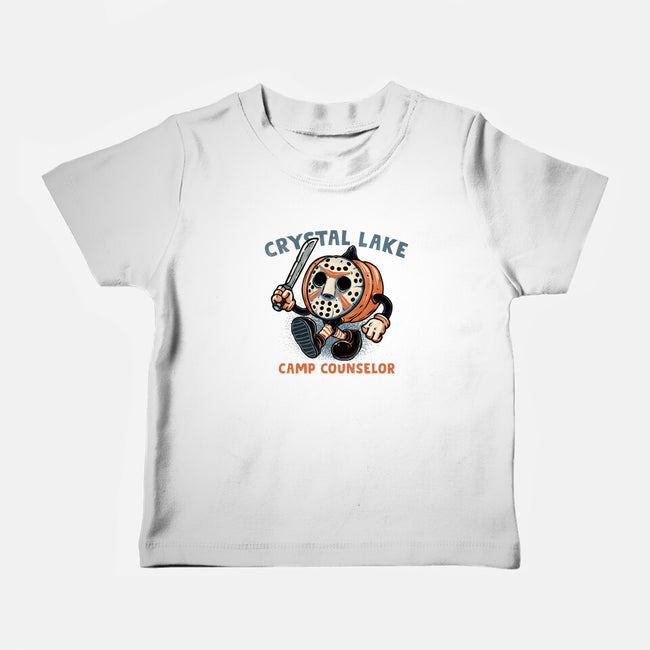Camp Counselor-Baby-Basic-Tee-glitchygorilla
