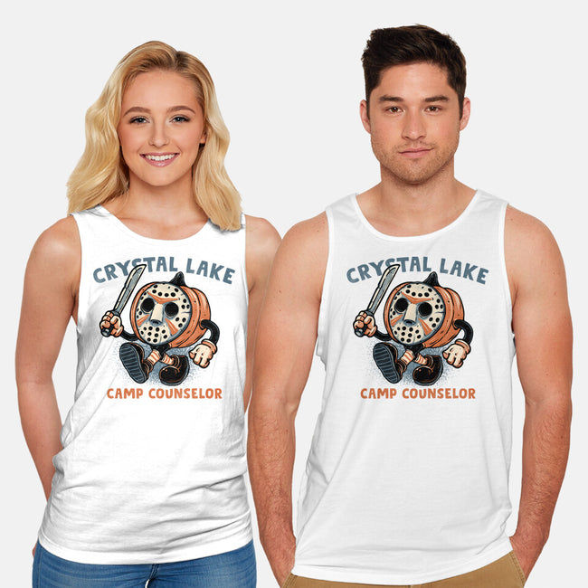 Camp Counselor-Unisex-Basic-Tank-glitchygorilla