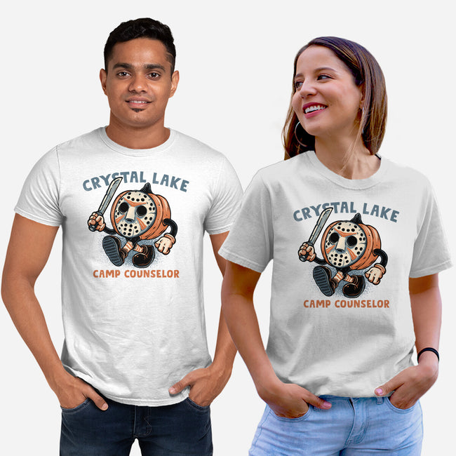 Camp Counselor-Unisex-Basic-Tee-glitchygorilla