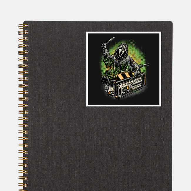 The Ghost Trap-None-Glossy-Sticker-glitchygorilla