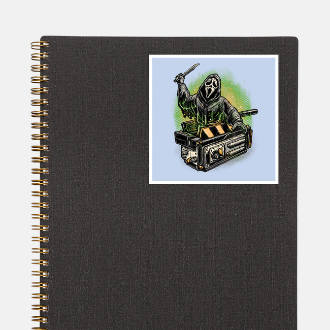 The Ghost Trap-None-Glossy-Sticker-glitchygorilla