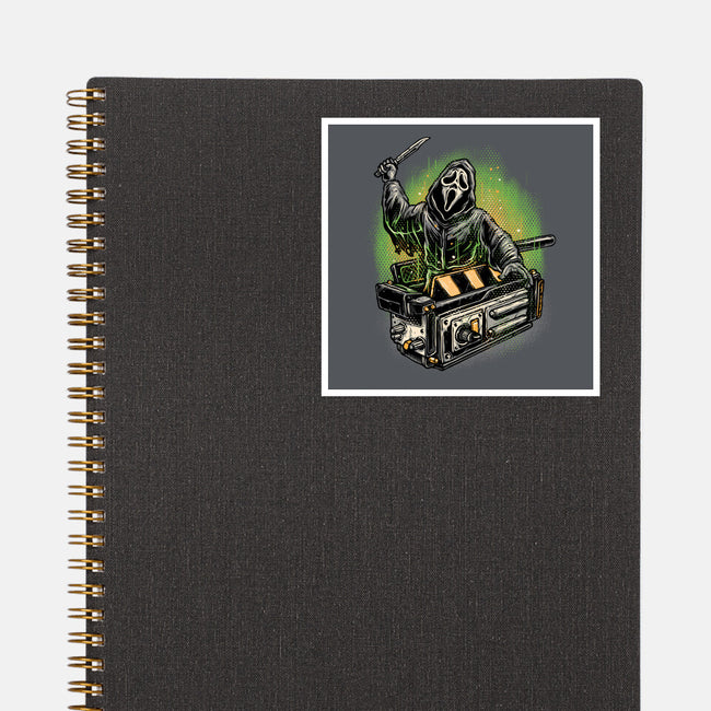The Ghost Trap-None-Glossy-Sticker-glitchygorilla