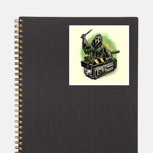 The Ghost Trap-None-Glossy-Sticker-glitchygorilla