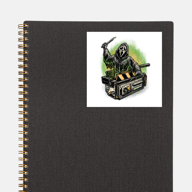 The Ghost Trap-None-Glossy-Sticker-glitchygorilla