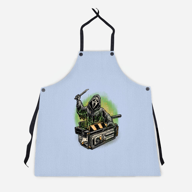 The Ghost Trap-Unisex-Kitchen-Apron-glitchygorilla