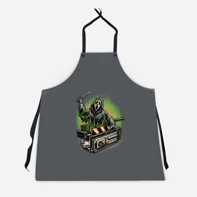 The Ghost Trap-Unisex-Kitchen-Apron-glitchygorilla