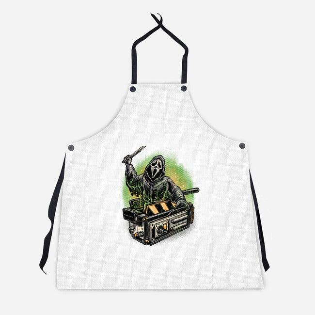 The Ghost Trap-Unisex-Kitchen-Apron-glitchygorilla
