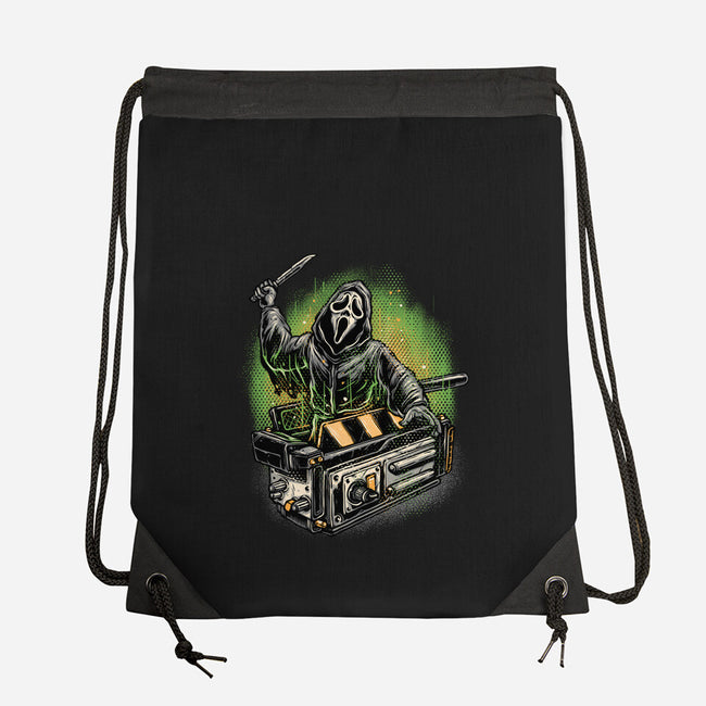 The Ghost Trap-None-Drawstring-Bag-glitchygorilla