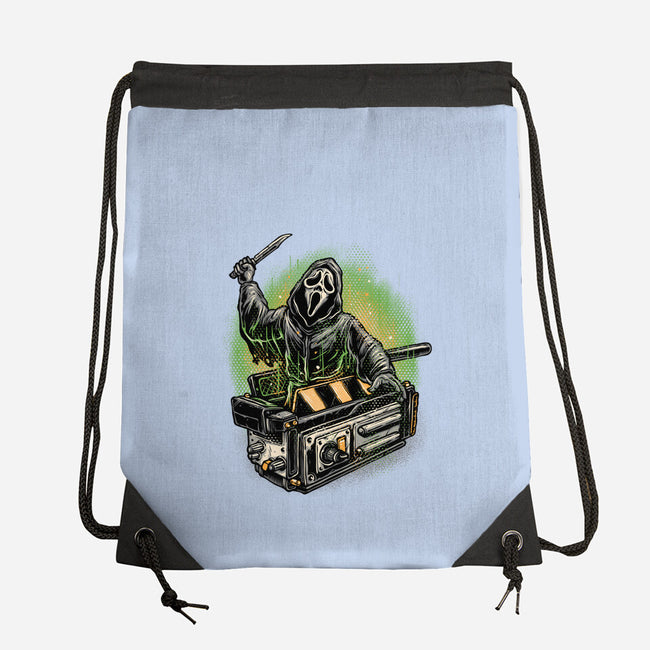 The Ghost Trap-None-Drawstring-Bag-glitchygorilla