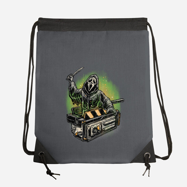 The Ghost Trap-None-Drawstring-Bag-glitchygorilla