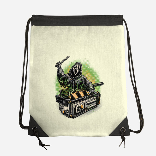 The Ghost Trap-None-Drawstring-Bag-glitchygorilla