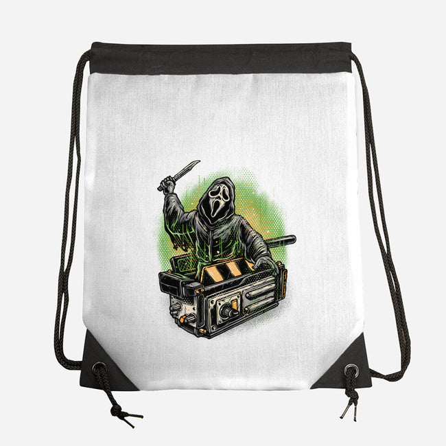 The Ghost Trap-None-Drawstring-Bag-glitchygorilla