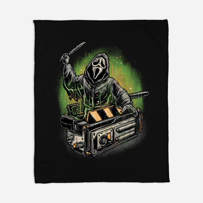 The Ghost Trap-None-Fleece-Blanket-glitchygorilla