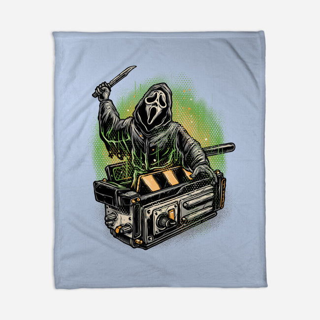 The Ghost Trap-None-Fleece-Blanket-glitchygorilla