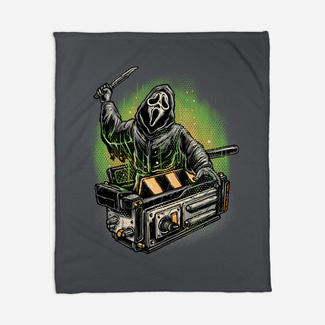 The Ghost Trap-None-Fleece-Blanket-glitchygorilla