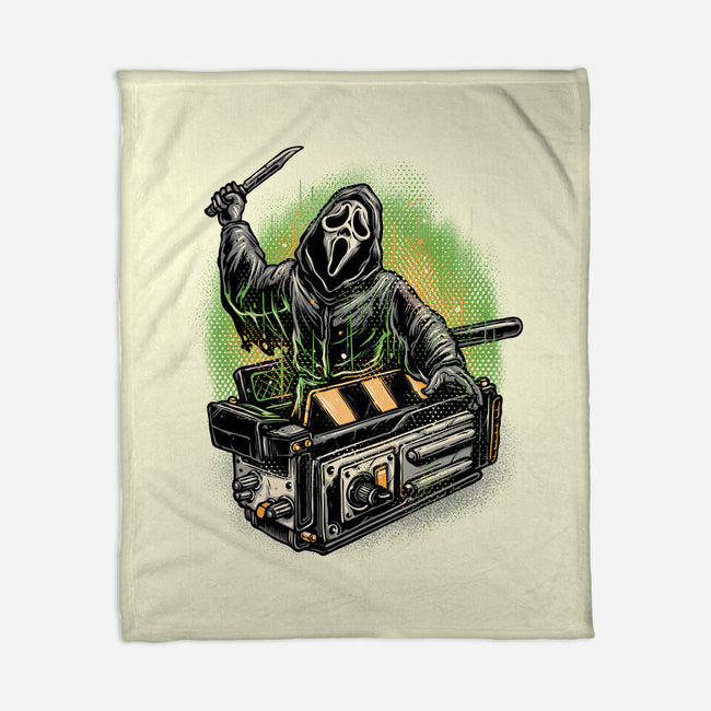 The Ghost Trap-None-Fleece-Blanket-glitchygorilla