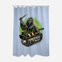 The Ghost Trap-None-Polyester-Shower Curtain-glitchygorilla
