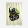 The Ghost Trap-None-Polyester-Shower Curtain-glitchygorilla