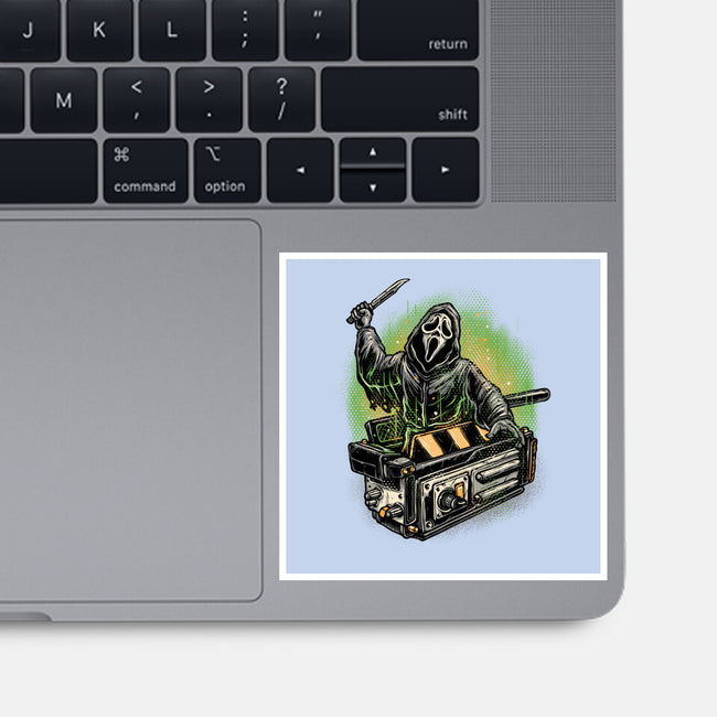 The Ghost Trap-None-Glossy-Sticker-glitchygorilla