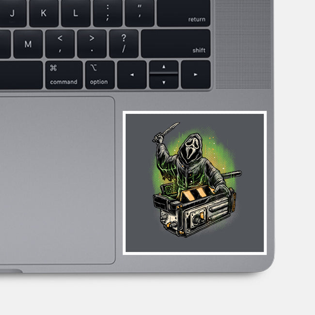 The Ghost Trap-None-Glossy-Sticker-glitchygorilla
