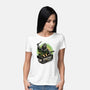 The Ghost Trap-Womens-Basic-Tee-glitchygorilla