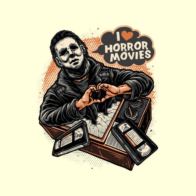 I Love Horror Movies-None-Adjustable Tote-Bag-glitchygorilla