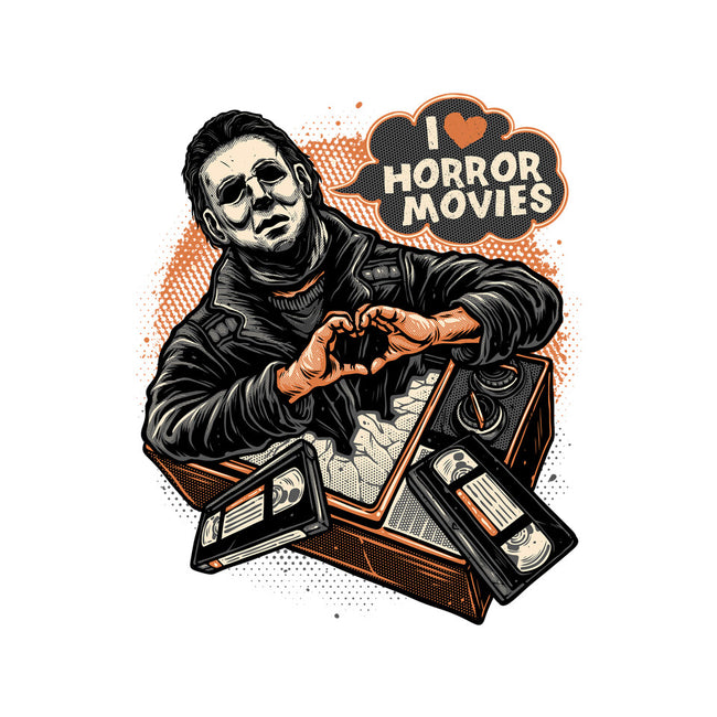 I Love Horror Movies-Mens-Heavyweight-Tee-glitchygorilla