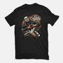 I Love Horror Movies-Womens-Fitted-Tee-glitchygorilla