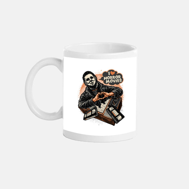 I Love Horror Movies-None-Mug-Drinkware-glitchygorilla