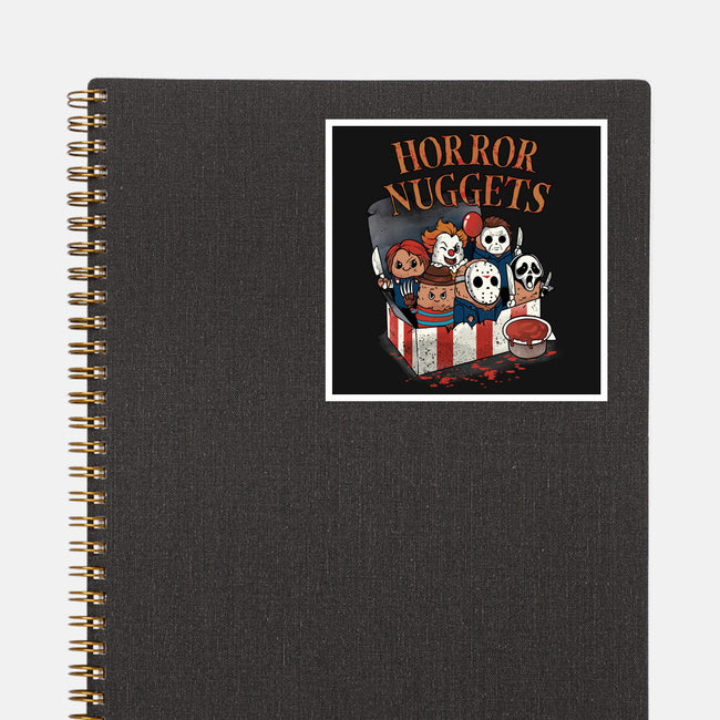 Horror Nuggets-None-Glossy-Sticker-dandingeroz