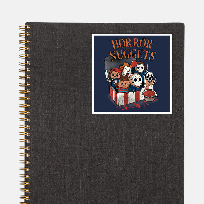 Horror Nuggets-None-Glossy-Sticker-dandingeroz