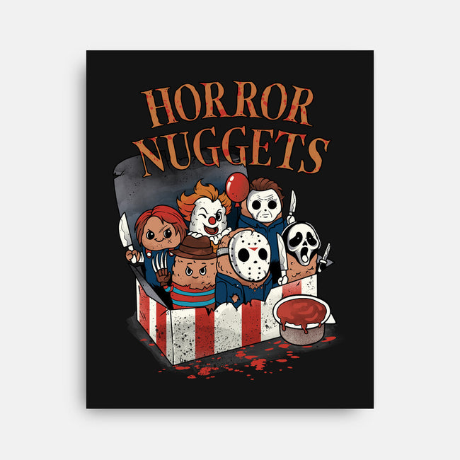 Horror Nuggets-None-Stretched-Canvas-dandingeroz