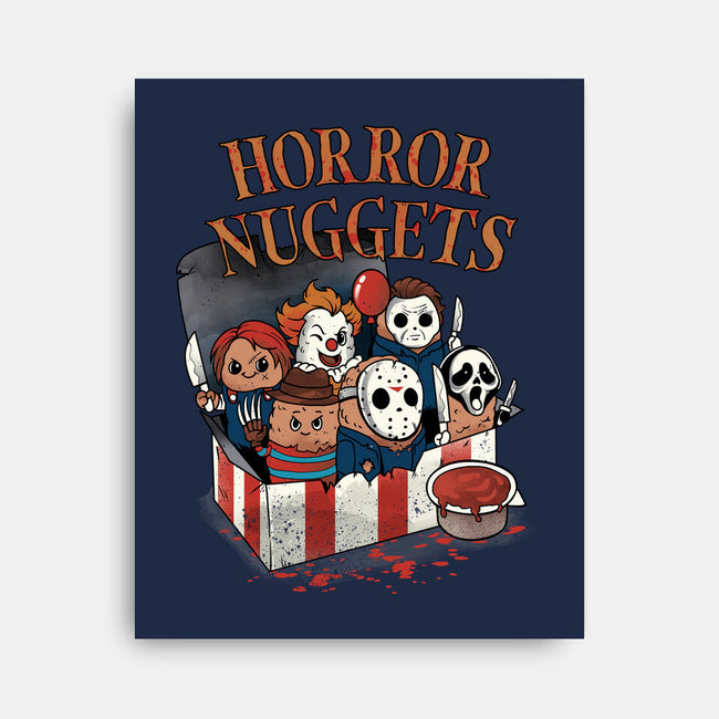 Horror Nuggets-None-Stretched-Canvas-dandingeroz
