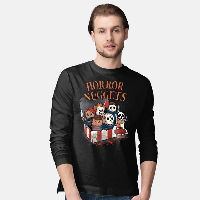 Horror Nuggets-Mens-Long Sleeved-Tee-dandingeroz