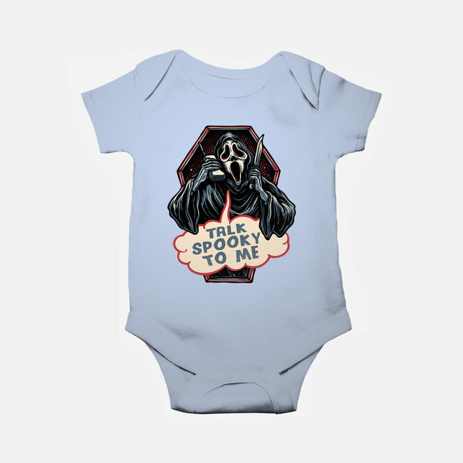 Talk Spooky To Me-Baby-Basic-Onesie-glitchygorilla