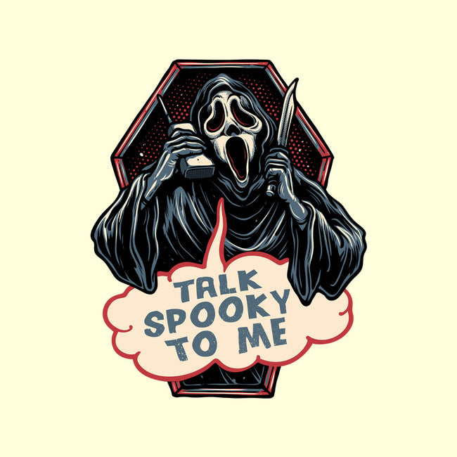 Talk Spooky To Me-None-Drawstring-Bag-glitchygorilla