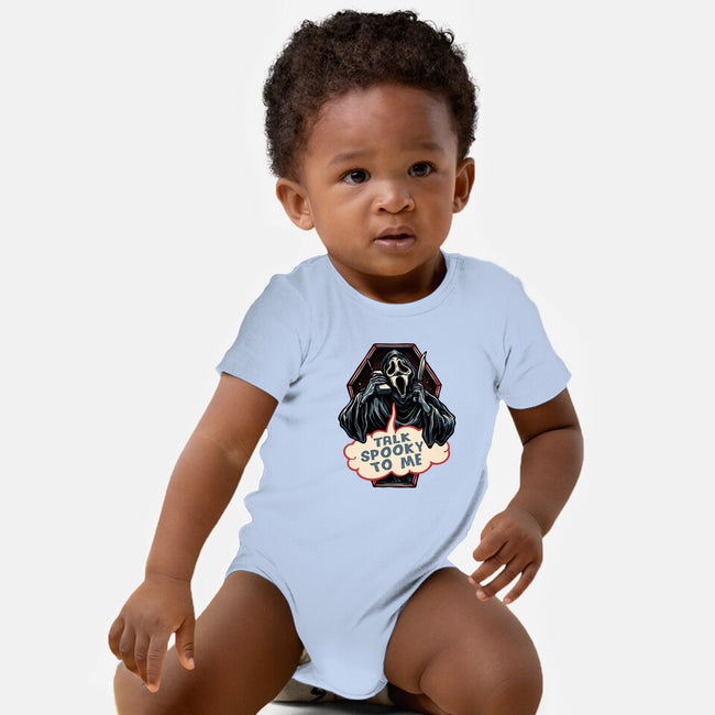 Talk Spooky To Me-Baby-Basic-Onesie-glitchygorilla