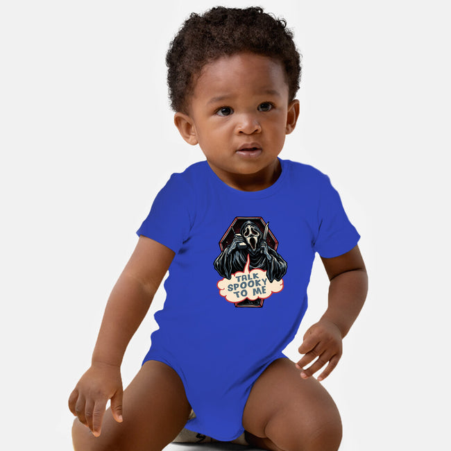 Talk Spooky To Me-Baby-Basic-Onesie-glitchygorilla