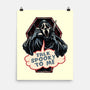 Talk Spooky To Me-None-Matte-Poster-glitchygorilla