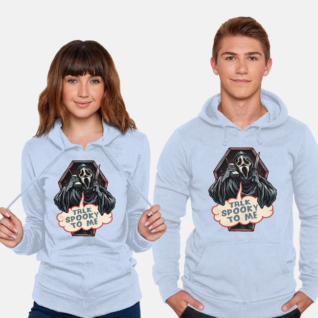Talk Spooky To Me-Unisex-Pullover-Sweatshirt-glitchygorilla