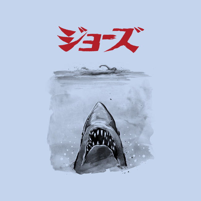 Jaws Sumi-e-Unisex-Crew Neck-Sweatshirt-DrMonekers